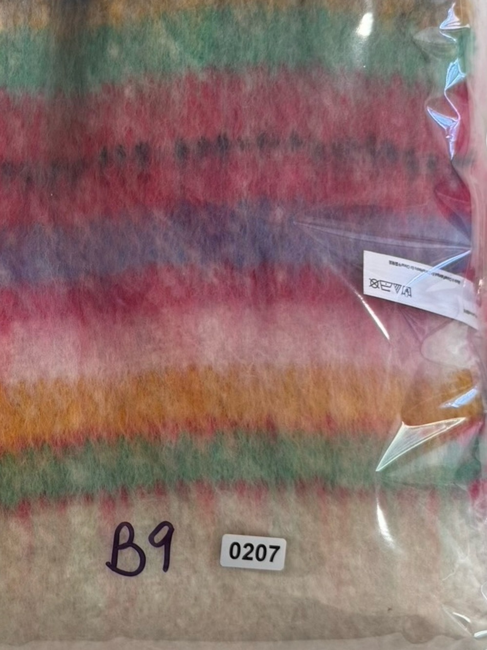 Free People Multicolor Striped Fringe Scarf — Pink, Green & Cream - Picture 10 of 10